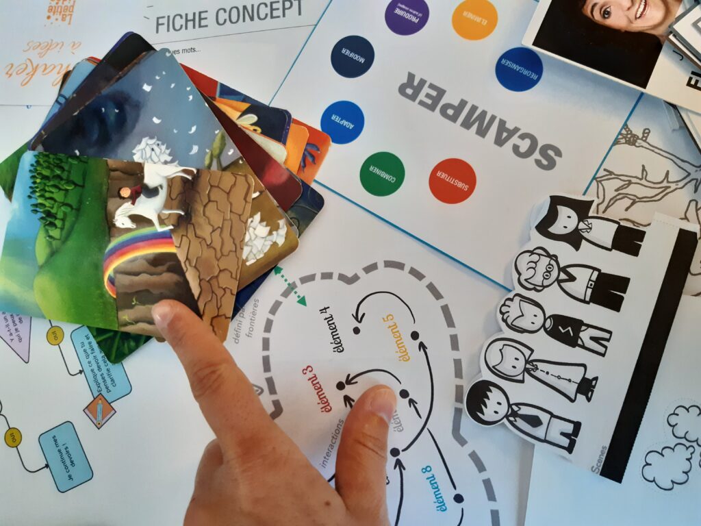 Test d'outils pour stimuler la créativité et faciliter le pas de côté